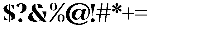 Roxaine Serif Regular Font OTHER CHARS