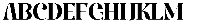 Roxaine Serif Regular Font UPPERCASE