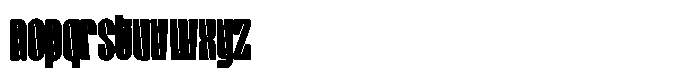 Roxhead Font LOWERCASE