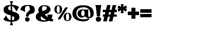 Roxite Black Font OTHER CHARS