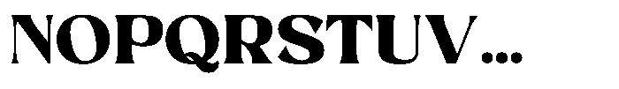 Roxite Black Font UPPERCASE