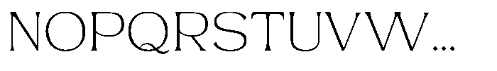 Roxite Extra Light Font UPPERCASE