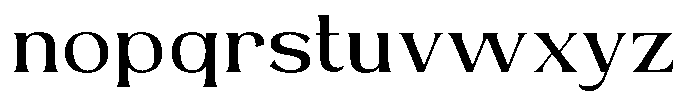 Roxite Medium Font LOWERCASE