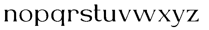 Roxite Regular Font LOWERCASE