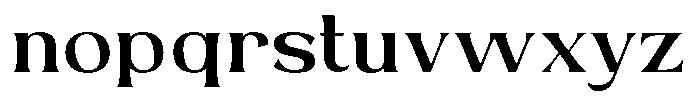 Roxite Semi Bold Font LOWERCASE