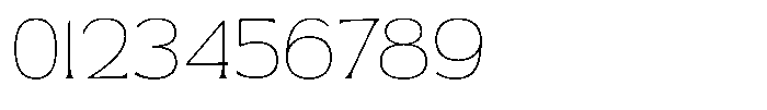 Roxite Thin Font OTHER CHARS