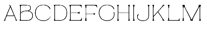 Roxite Thin Font UPPERCASE