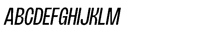 Roxter Display Roxter Regular_Italic Font UPPERCASE