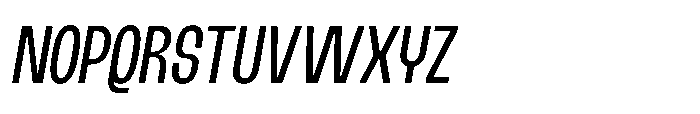 Roxter Display Roxter Regular_Italic Font UPPERCASE