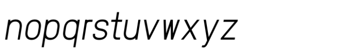 Roxveil Italic Font LOWERCASE