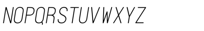 Roxveil Light Italic Font UPPERCASE