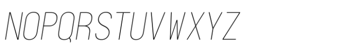 Roxveil Thin Italic Font UPPERCASE