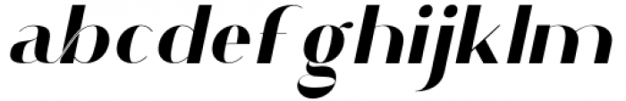 Roy Carkton Italic Font LOWERCASE