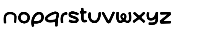 Roy Make Round Font LOWERCASE