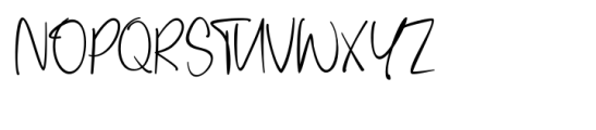 Roy Smith Font UPPERCASE