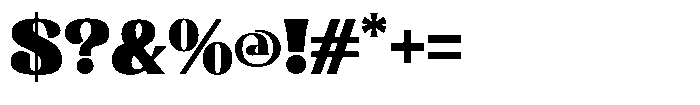 Royal Avail Font OTHER CHARS