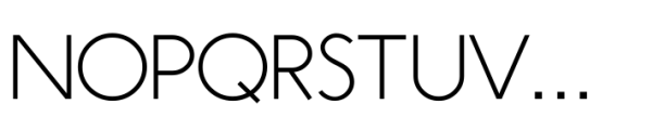 Royal Crescent Light Font UPPERCASE