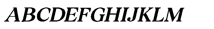 Royal Ericson Bold Obelique Font UPPERCASE
