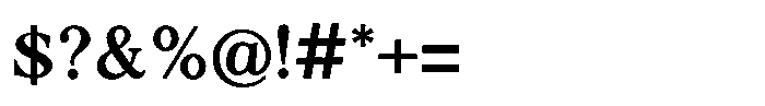Royal Ericson Bold Font OTHER CHARS