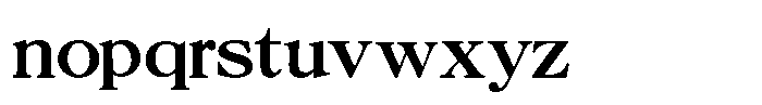 Royal Ericson Bold Font LOWERCASE