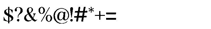 Royal Ericson Regular Font OTHER CHARS