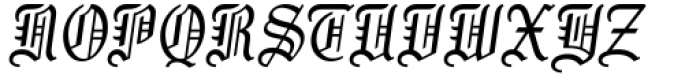 Royal Grande Medium Slanted Font UPPERCASE