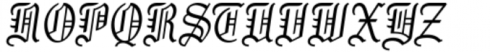 Royal Grande Slanted Font UPPERCASE