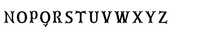 Royal Monograms Narrow Back Font LOWERCASE