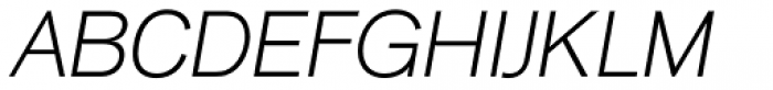 Royal Sans XLight Italic Font UPPERCASE