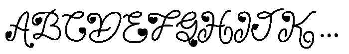 Royal Valentine Script Font UPPERCASE