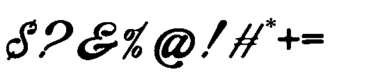 Royale Essential Script Font OTHER CHARS