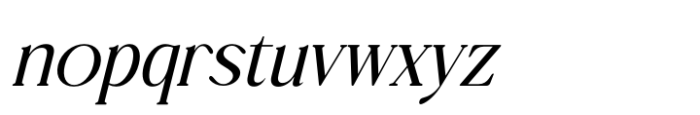 Royale Grosta Italic Font LOWERCASE