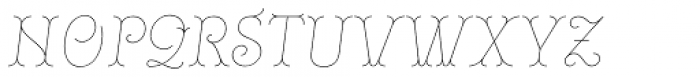Royale Italic 10 Font UPPERCASE