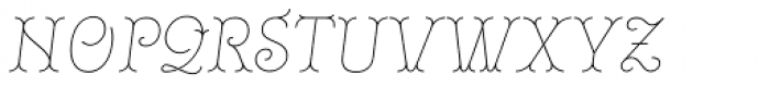 Royale Italic 15 Font UPPERCASE