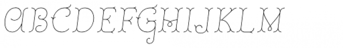 Royale Italic 5 Font UPPERCASE