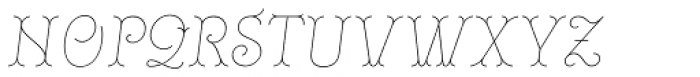 Royale Italic 5 Font UPPERCASE