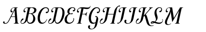 Royalford Italic Font UPPERCASE