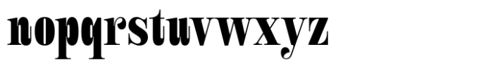 Royalis Black Condensed Font LOWERCASE