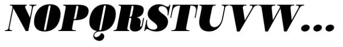 Royalis Black Oblique Font UPPERCASE