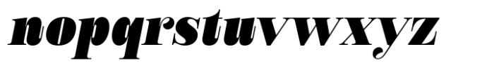 Royalis Black Oblique Font LOWERCASE