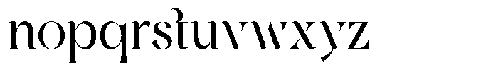 Royalist Font LOWERCASE
