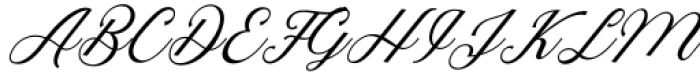 Royalite Italic Font UPPERCASE