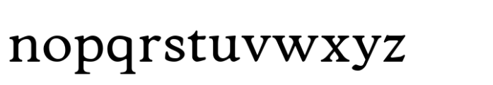 Rozak Regular Font LOWERCASE