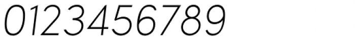 Rozanova GEO Thin Italic Font OTHER CHARS