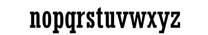 Rockwell Condensed Font LOWERCASE