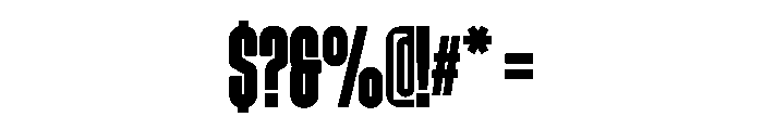 ROUND8 ONE Font OTHER CHARS