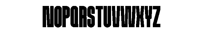 ROUND8 ONE Font LOWERCASE