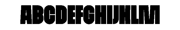 ROUND8 SEVEN Font UPPERCASE