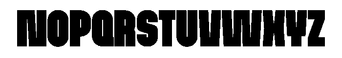 ROUND8 SEVEN Font LOWERCASE