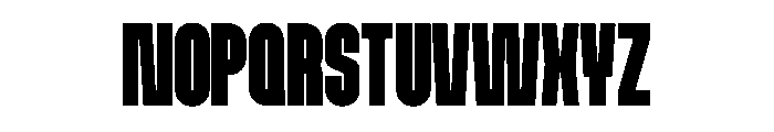 ROUND8 THREE Font LOWERCASE